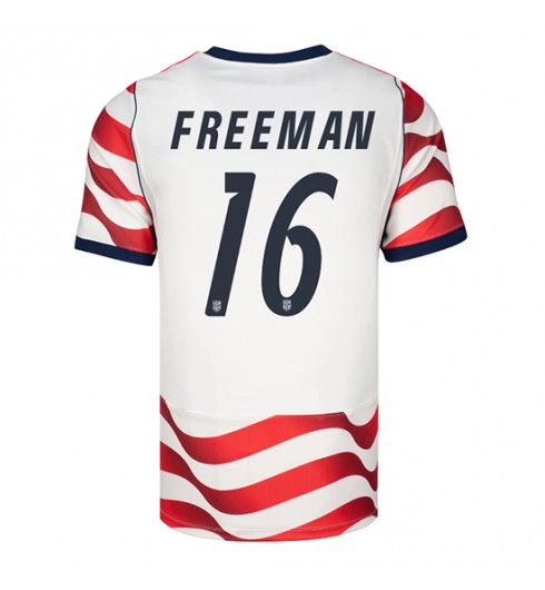 Spojené státy Alex Freeman #16 Domácí Dres MS 2026 Krátký Rukáv Spojené státy Alex Freeman #16 Domácí Dres MS 2026 Krátký Rukáv